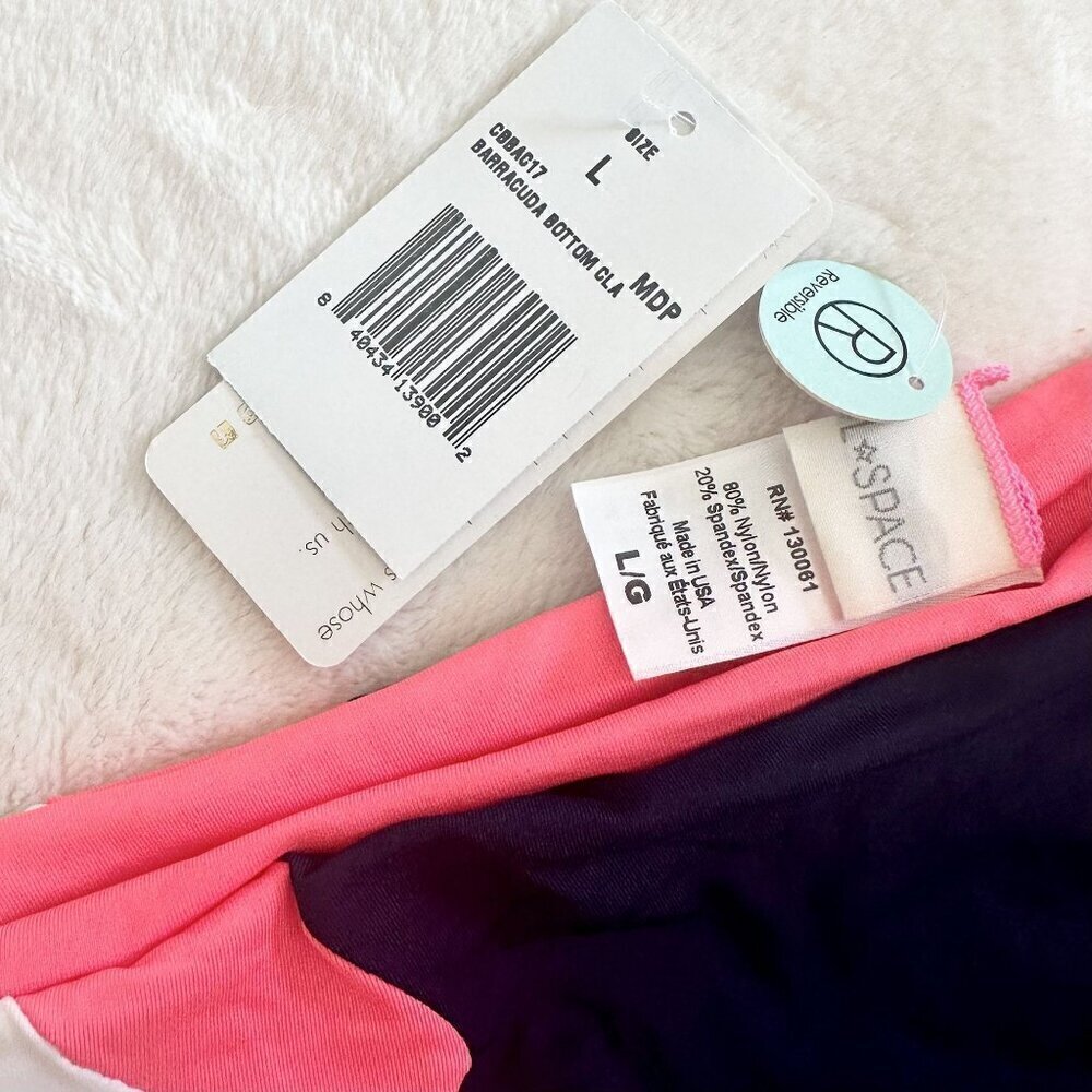 NWT L*Space Barracuda Swim Bottom in Midnight Combo - Size: Large - Picture 4 of 11